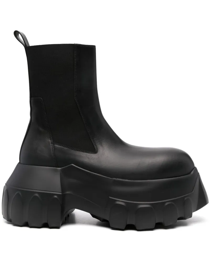 Rick Owens Beatle Mega Tractor Stiefel - Schwarz Schwarz