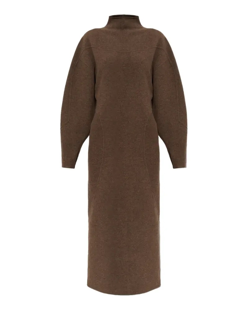 Max Mara Jerseykleid aus Wolle und Kaschmir - Braun Braun