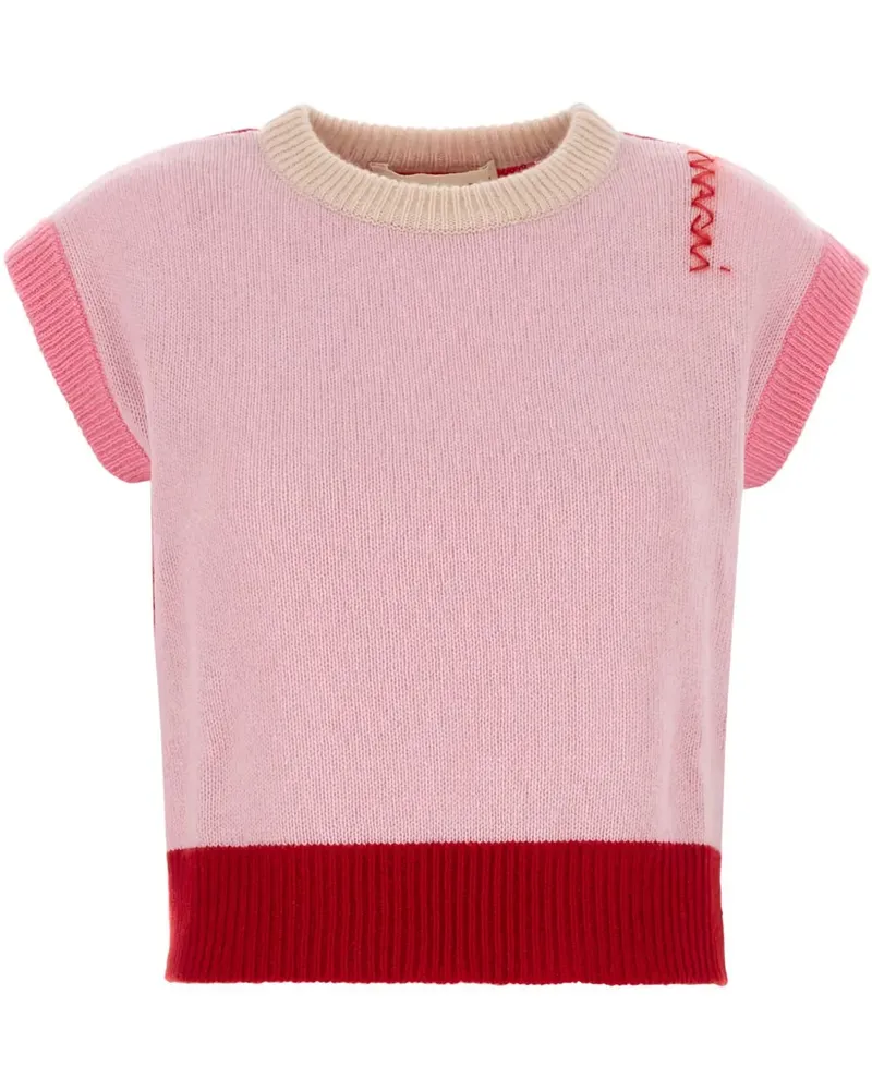 Marni Weste aus Kaschmir - Rosa Rosa