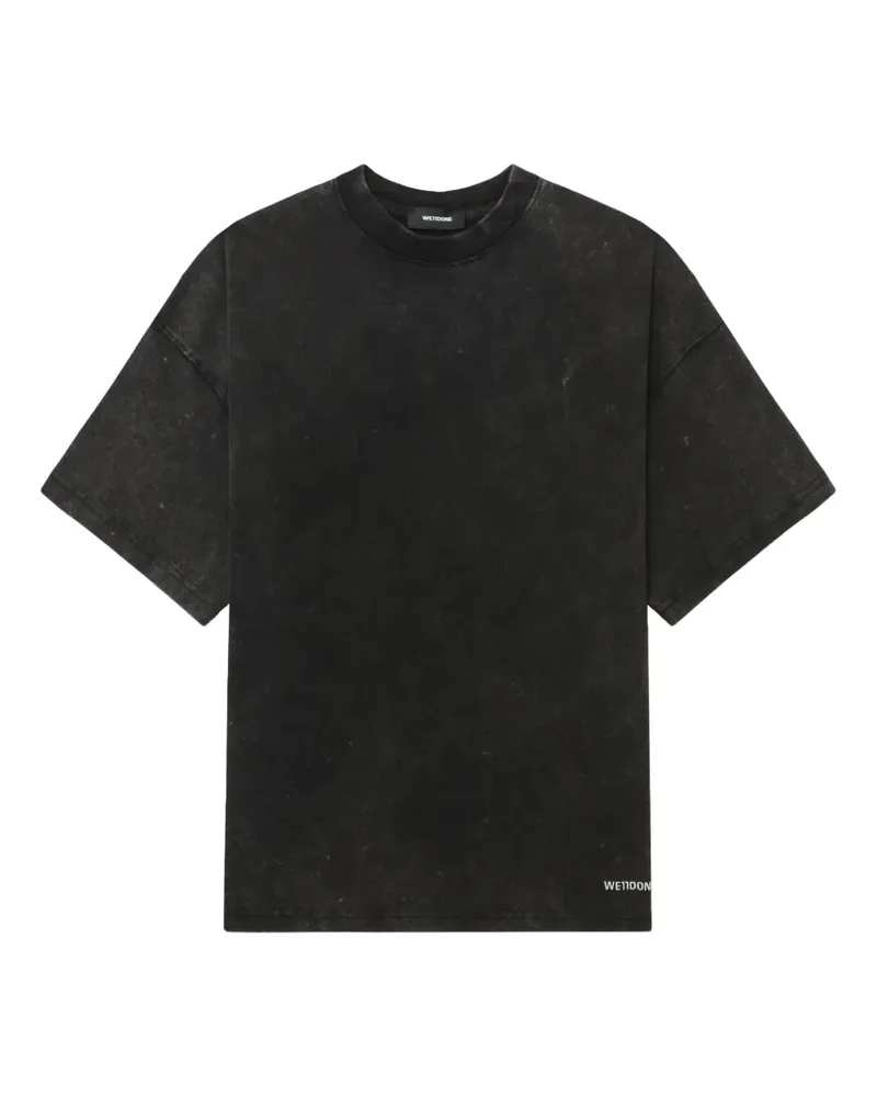 WE 11 DONE Oberteil im Layering-Look - Grau Grau
