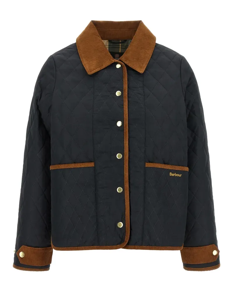 Barbour Ainsdale patchwork quilted jacket - Blau Blau