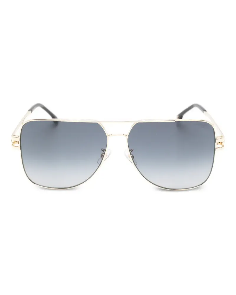 Carrera Sonnenbrille mit geometrischem Gestell - Gold Gold