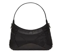 x KNWLS Razr strukturierte Schultertasche - Schwarz