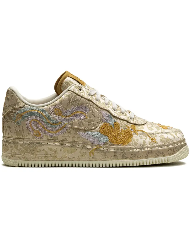 Nike Air Force 1 Low "Year of the Dragon 2024" Sneakers - Gold Gold