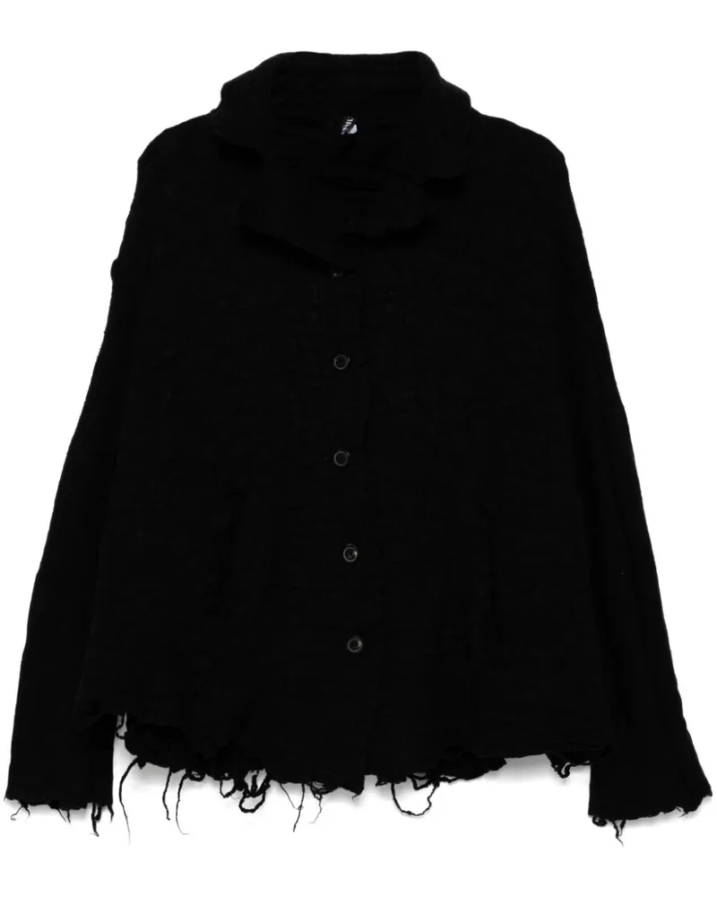 Studiorundholz Gestricktes Hemd - Schwarz Schwarz