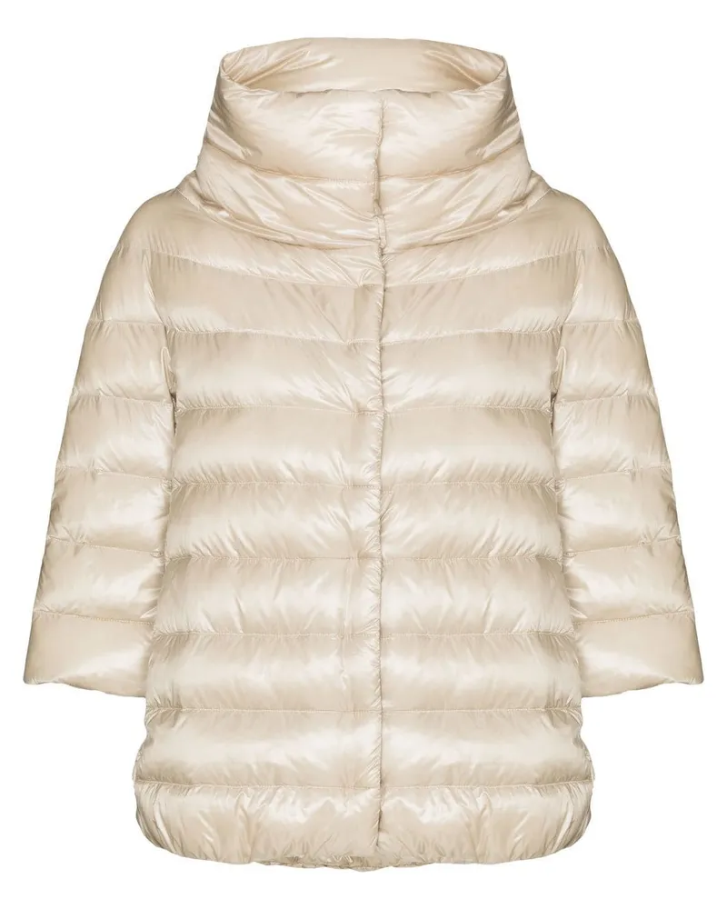 Herno Gefütterte Jacke mit Logo-Schild - Nude Nude