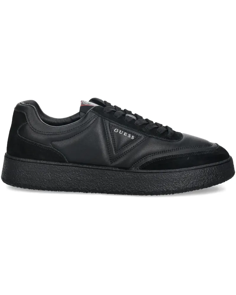 Guess Wimoh panelled lace-up sneakers - Schwarz Schwarz