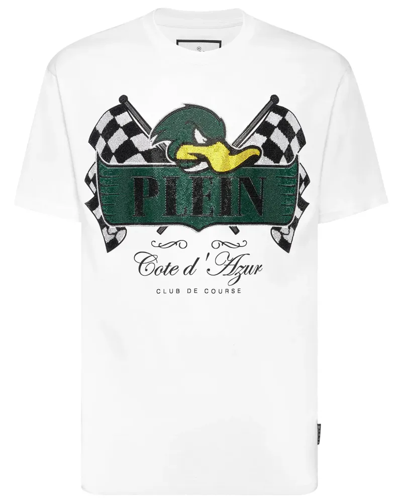 Philipp Plein T-Shirt mit grafischem Print - Weiß Weiß