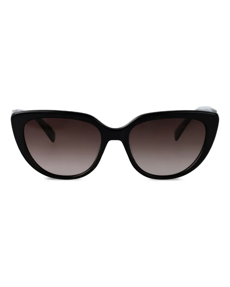Longchamp Cat-Eye-Sonnenbrille - Schwarz Schwarz