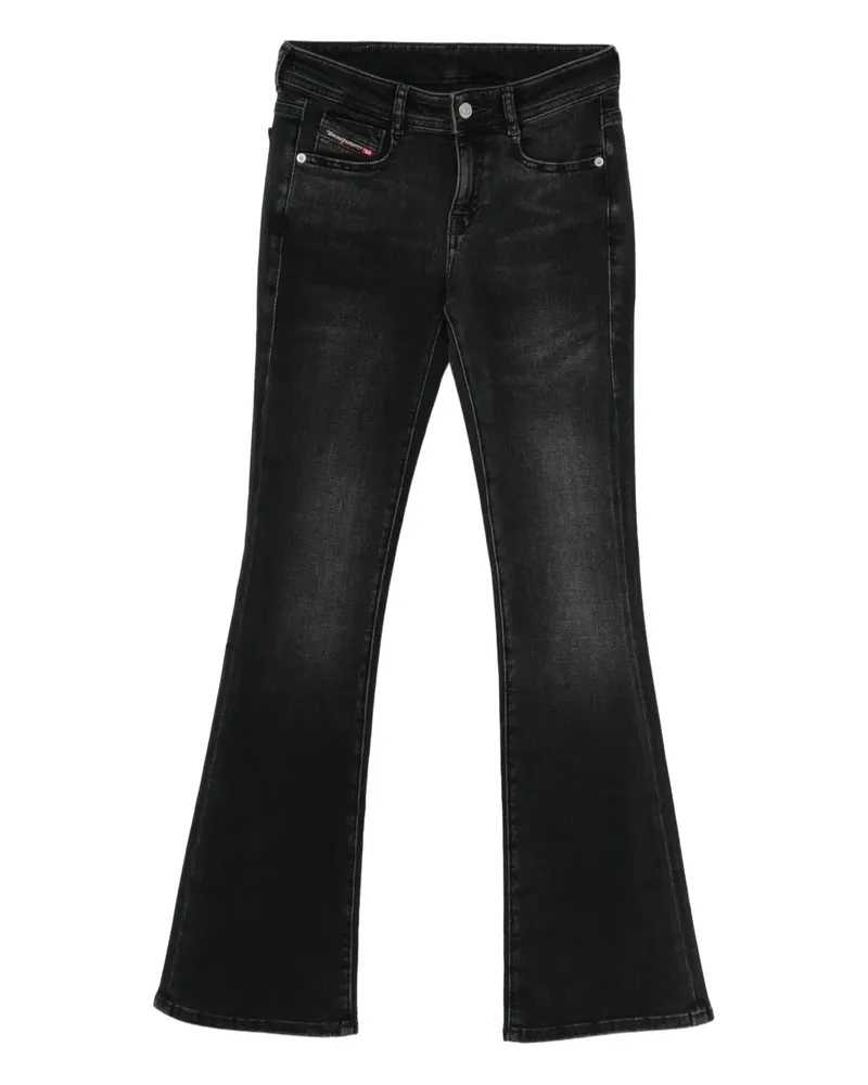 Diesel Jeans mit Logo-Detail - Schwarz Schwarz