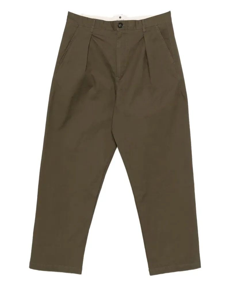 Anerkjendt Akjakob pleated-front trousers - Grün Grün