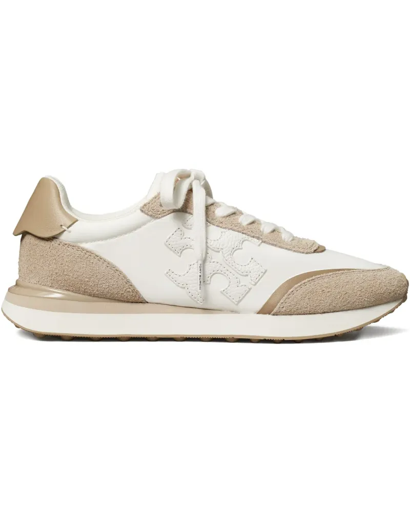 Tory Burch Destiny Sneakers mit Wildledereinsätzen - Weiß Weiß