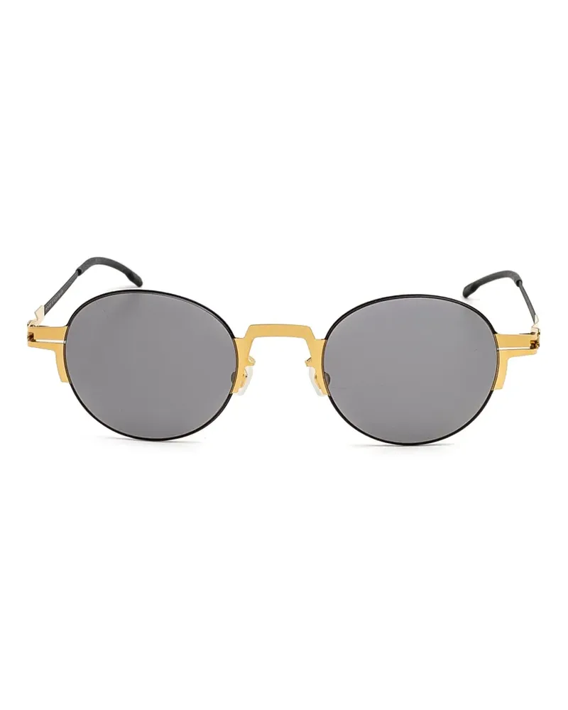 Mykita Runde STUDIO 152 Sonnenbrille - Schwarz Schwarz