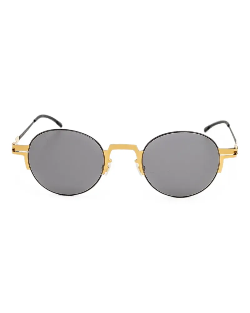 Mykita Runde STUDIO 152 Sonnenbrille - Schwarz Schwarz