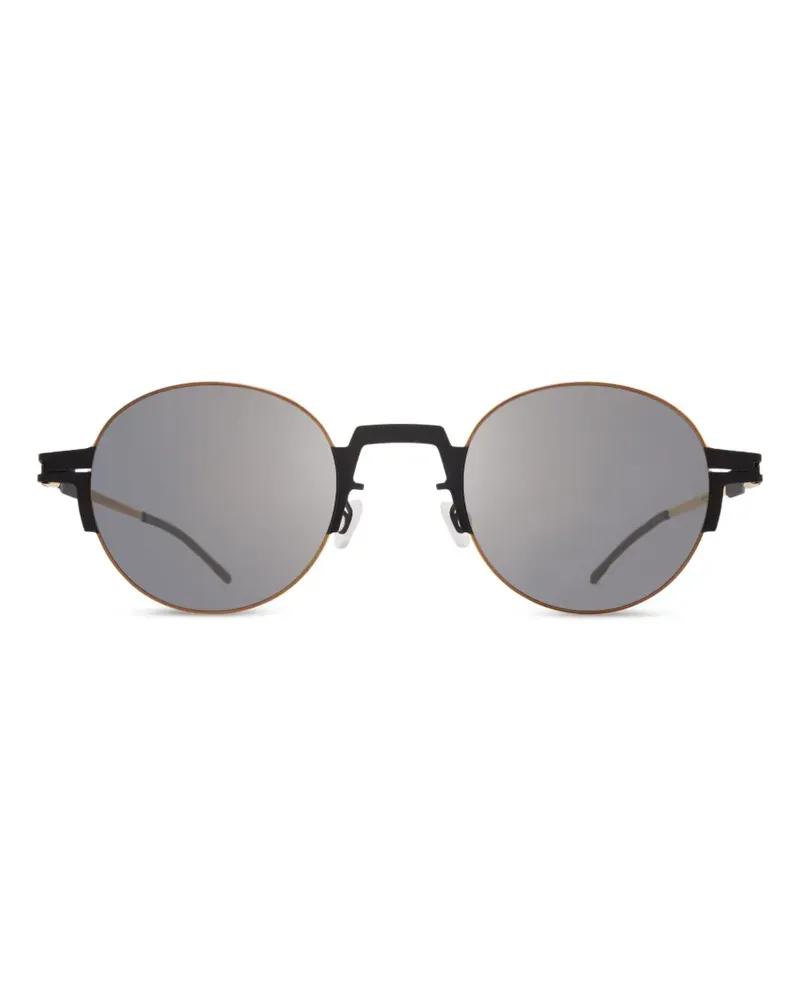 Mykita Runde STUDIO 152 Sonnenbrille - Schwarz Schwarz