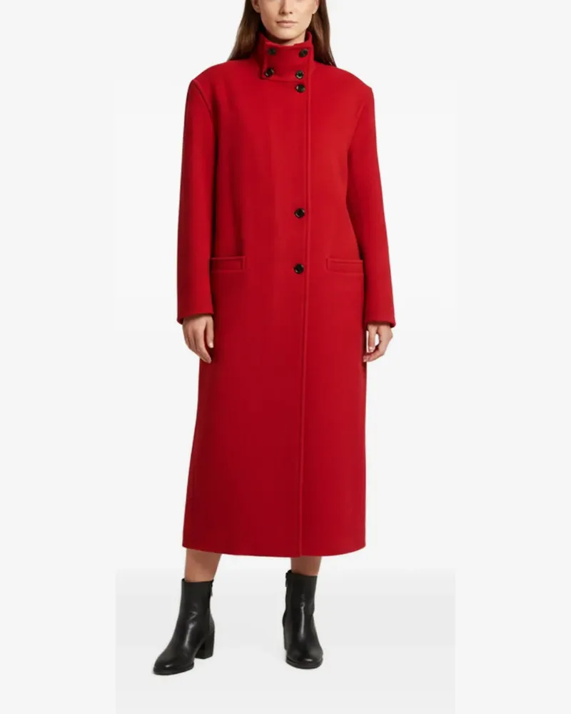 Magda Butrym button-front long coat - Rot Rot