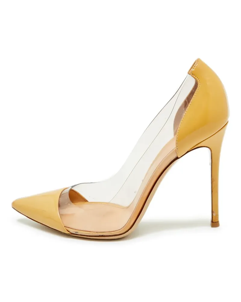 Gianvito Rossi Pumps mit spitzer Kappe 70mm - Nude Nude