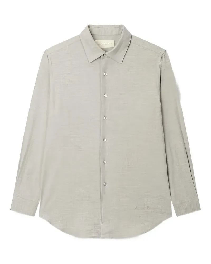 ManOnTheBoon cotton shirt - Grau Grau