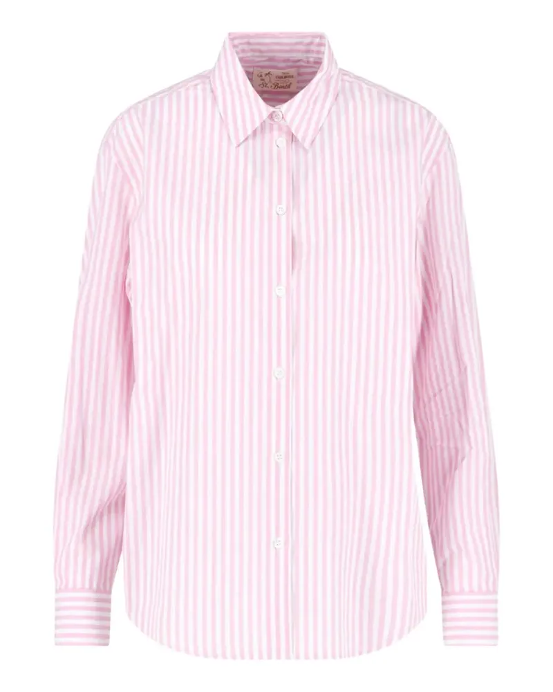 MC2 Saint Barth full-sleeve striped shirt - Rosa Rosa