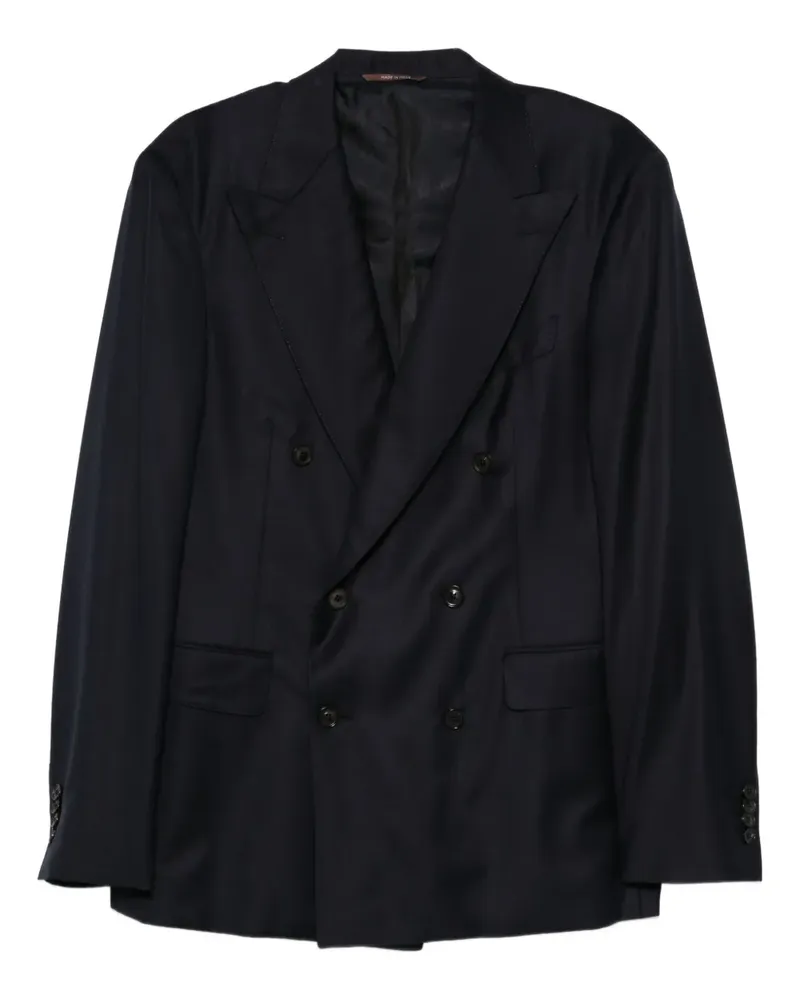 Canali Doppelreihiger Anzug - Blau Blau