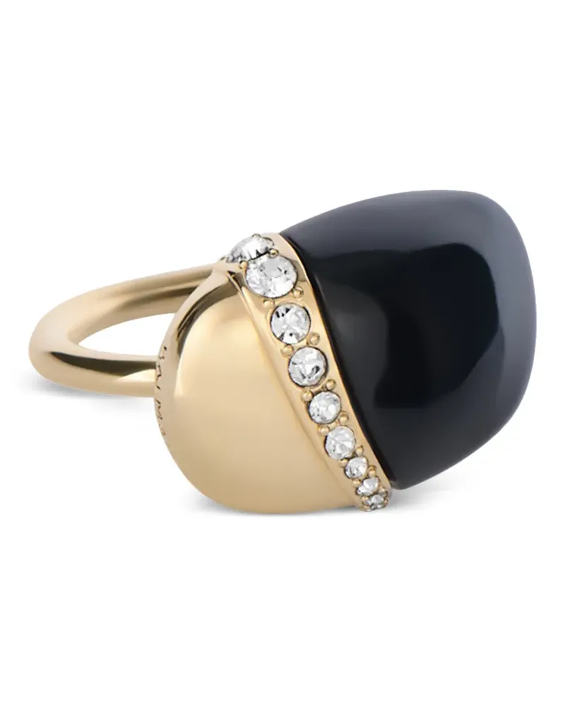 Balmain Organischer Ring aus lackiertem Messing - Gold Gold