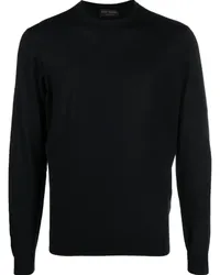 Dell'oglio Pullover mit rundem Ausschnitt Schwarz