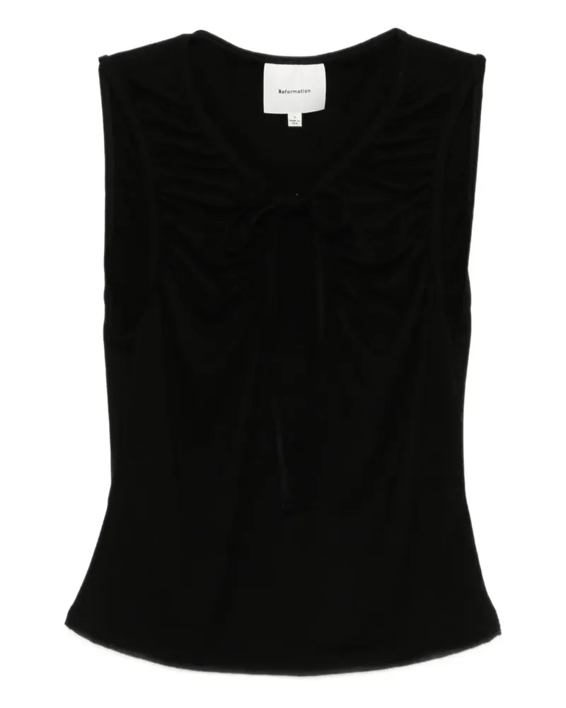 Reformation Bella Weste - Schwarz Schwarz