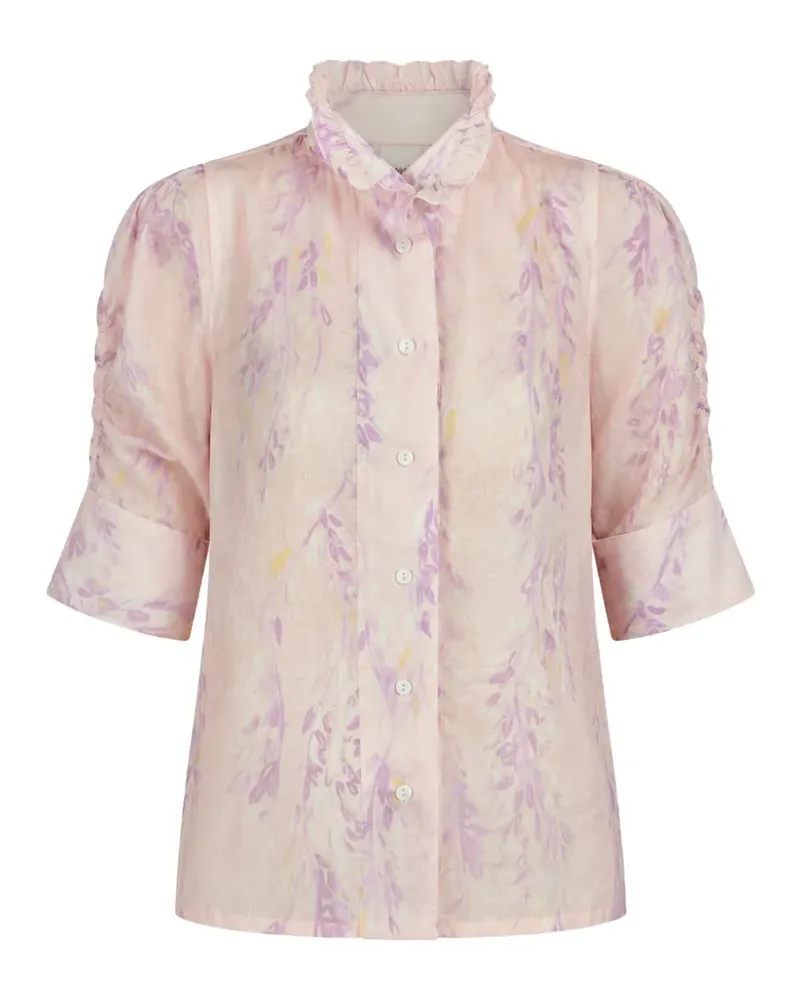 Thierry Colson Vita floral-print shirt - Rosa Rosa