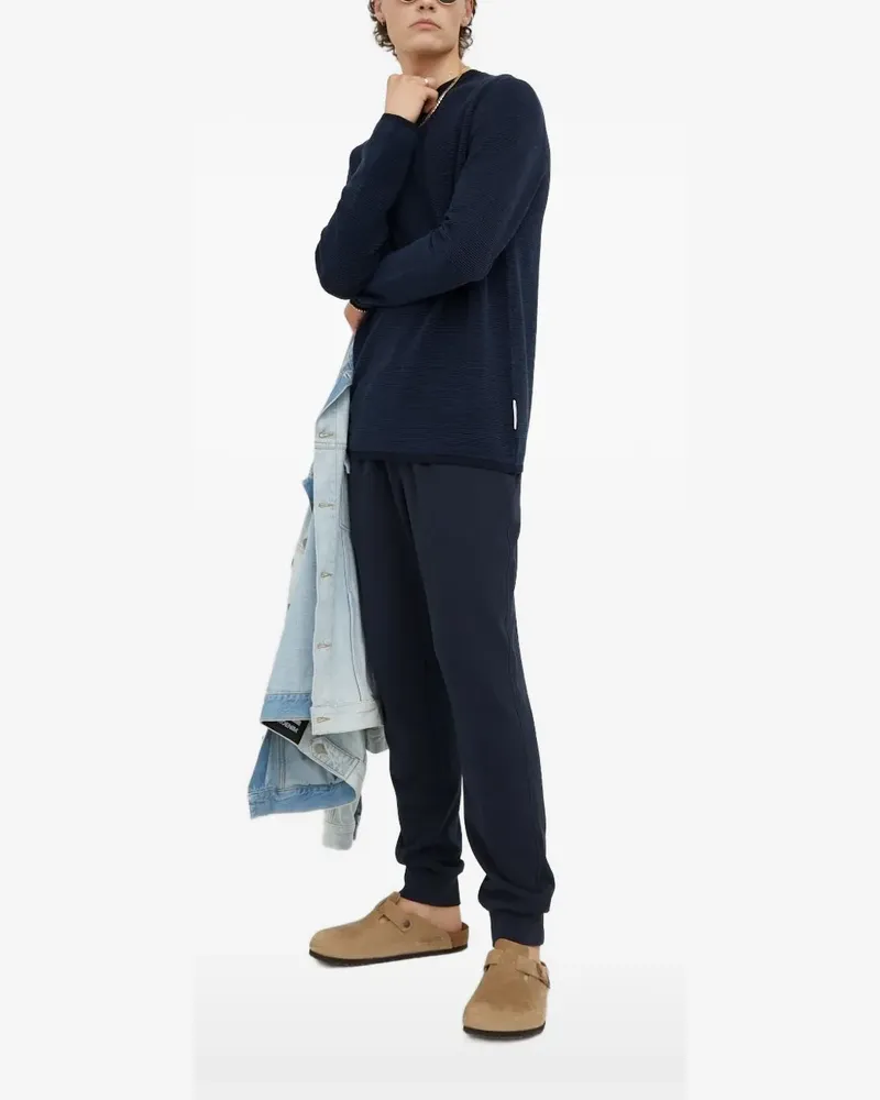 Marc O'Polo Texturierter Strickpullover - Blau Blau
