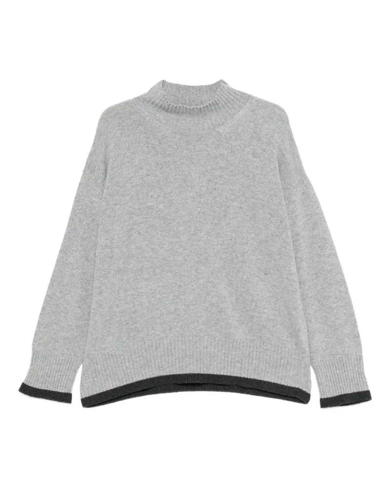 NEERA Pullover mit Stehkragen - Grau Grau