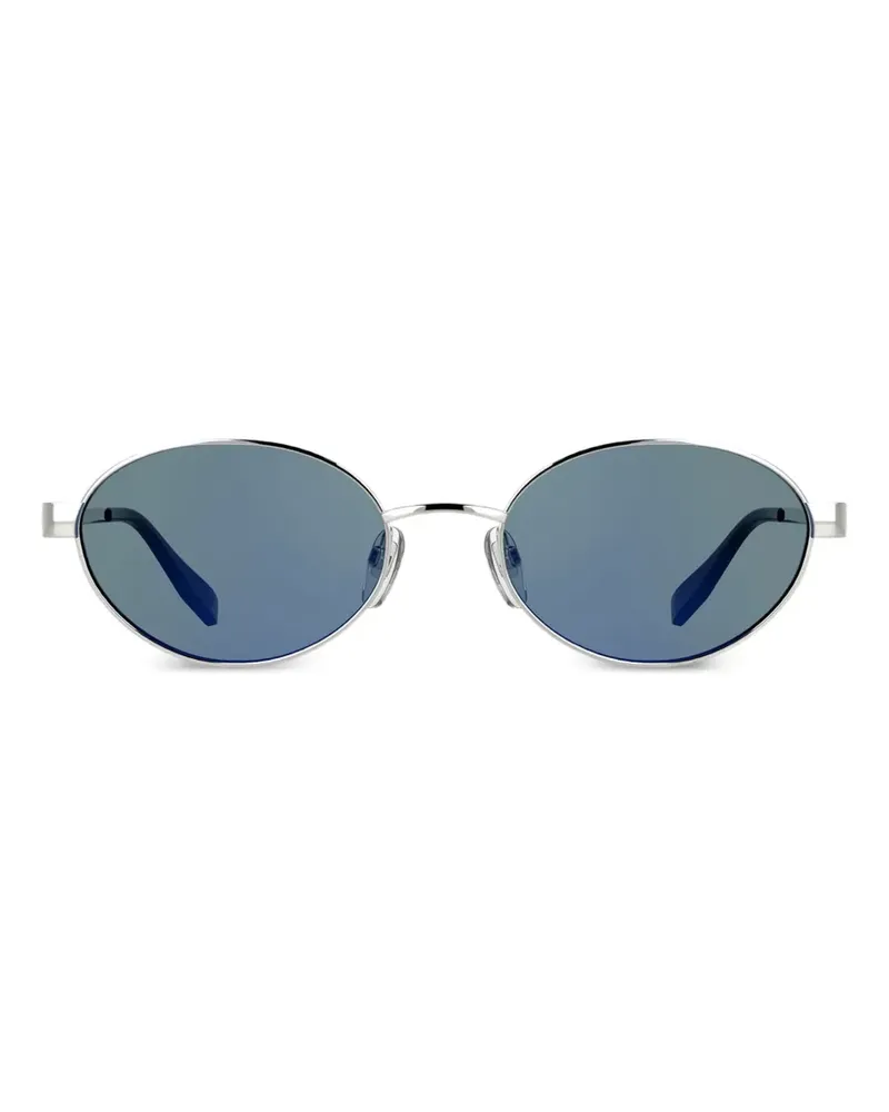 Karl Lagerfeld Sonnenbrille mit ovalem Gestell - Silber Silber