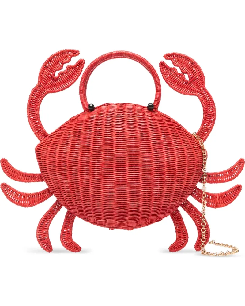 Serpui Matteo Crab tote bag - Rot Rot