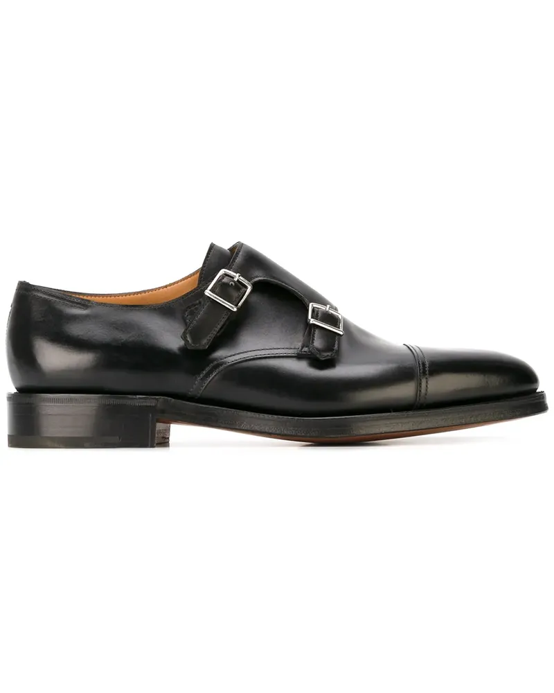 John Lobb William' Monk-Schuhe - Schwarz Schwarz