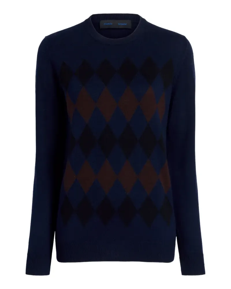 Proenza Schouler Pullover mit Rautenmuster - Blau Blau