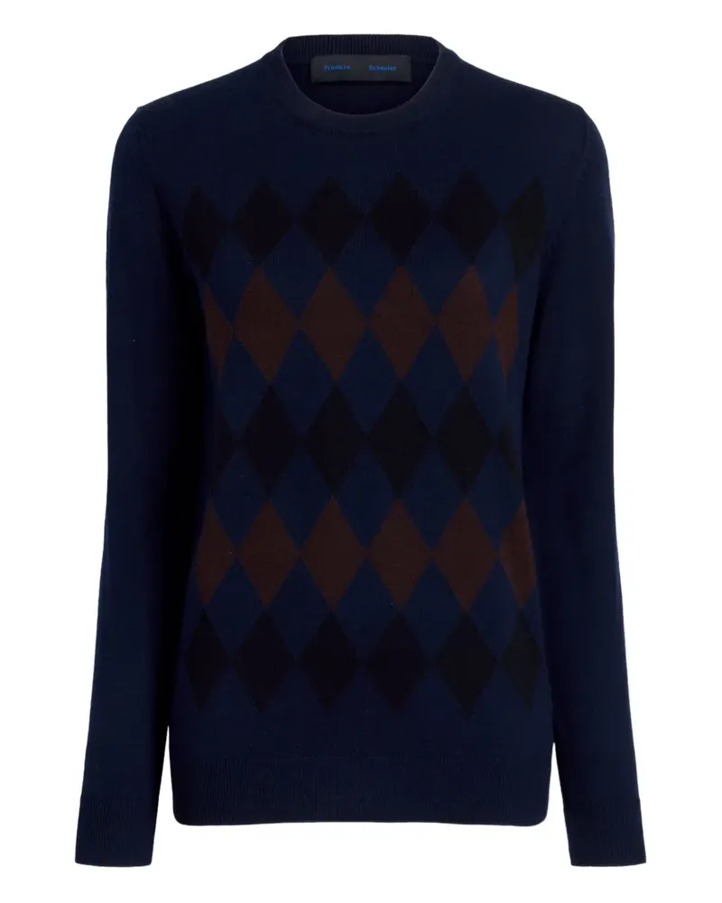 Proenza Schouler Pullover mit Rautenmuster - Blau Blau