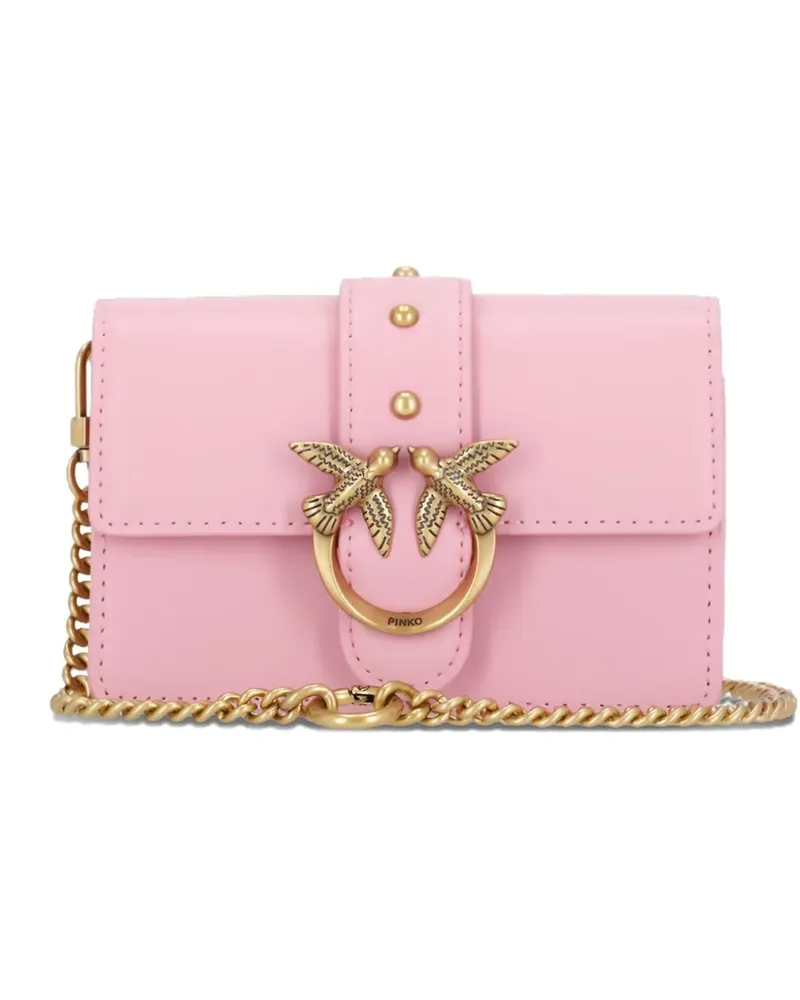 Pinko Love Schultertasche - Rosa Rosa