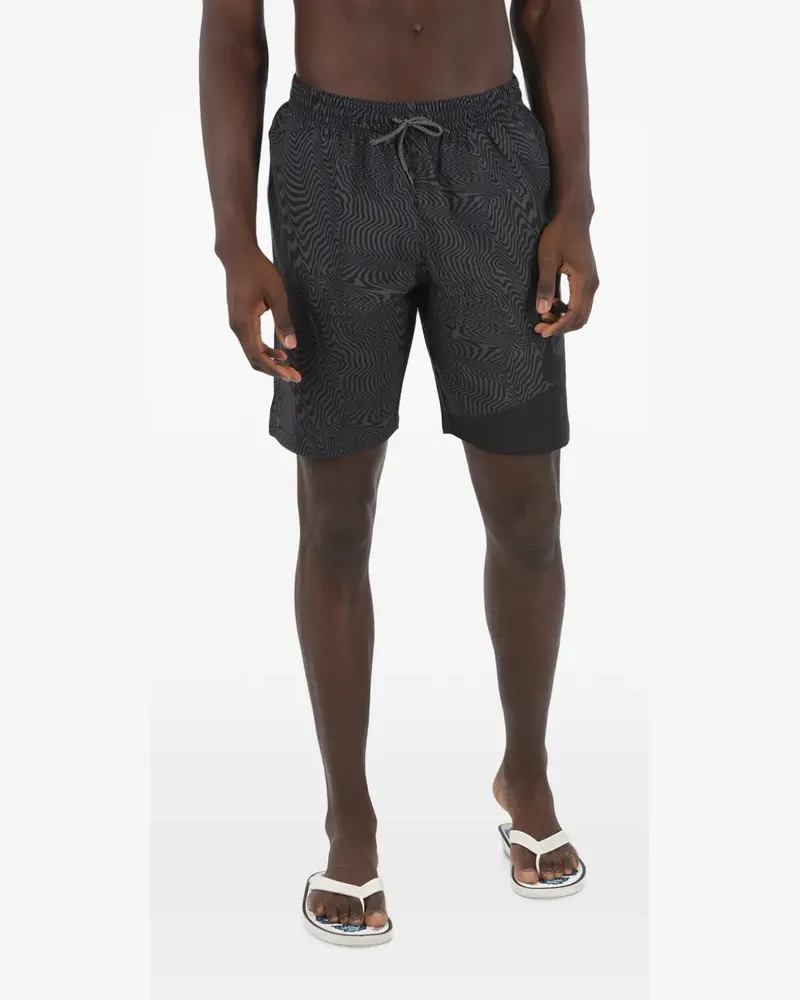 Nike Badeshorts mit grafischem Print - Schwarz Schwarz