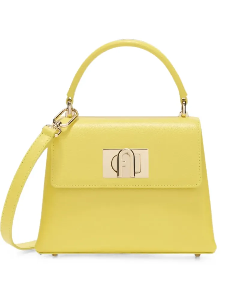 Furla Mini 1927 Arch Closure Tote Bag - Gelb Gelb