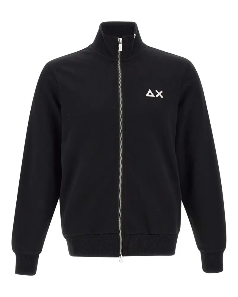Sun68 Sweatshirt mit Stehkragen - Schwarz Schwarz