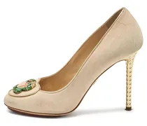 Pre-owned Stiletto-Pumps mit Verzierung 110mm - Nude