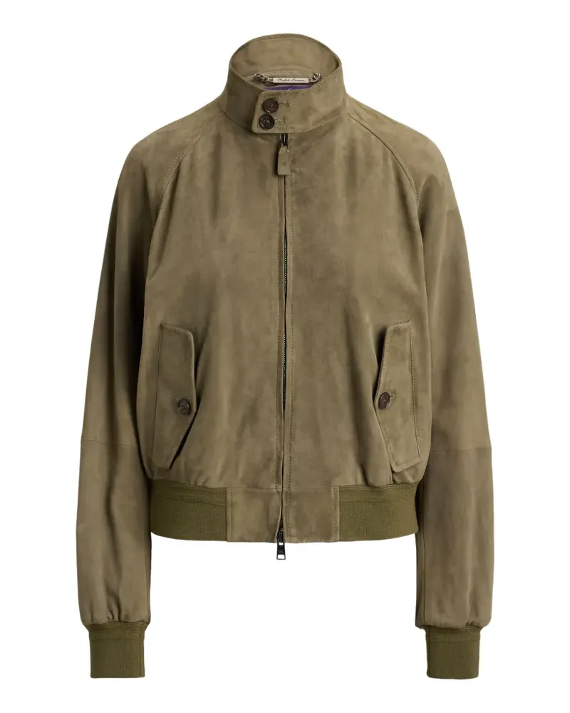 Ralph Lauren Perrie Wildlederjacke - Grün Grün