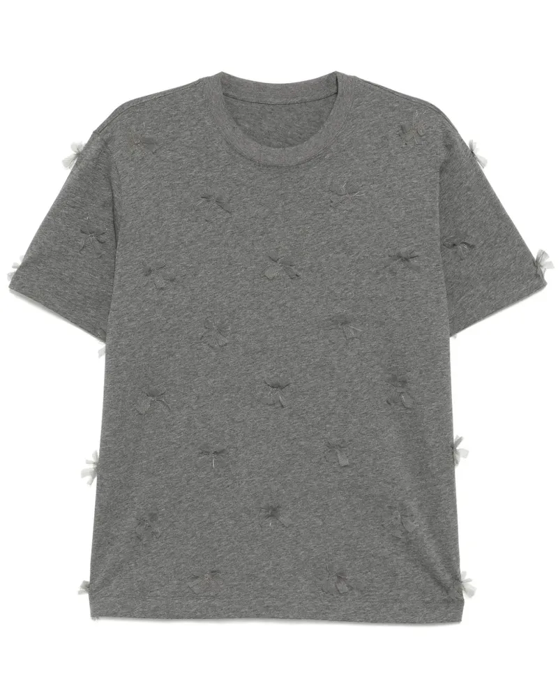JNBY T-Shirt mit Schleife - Grau Grau