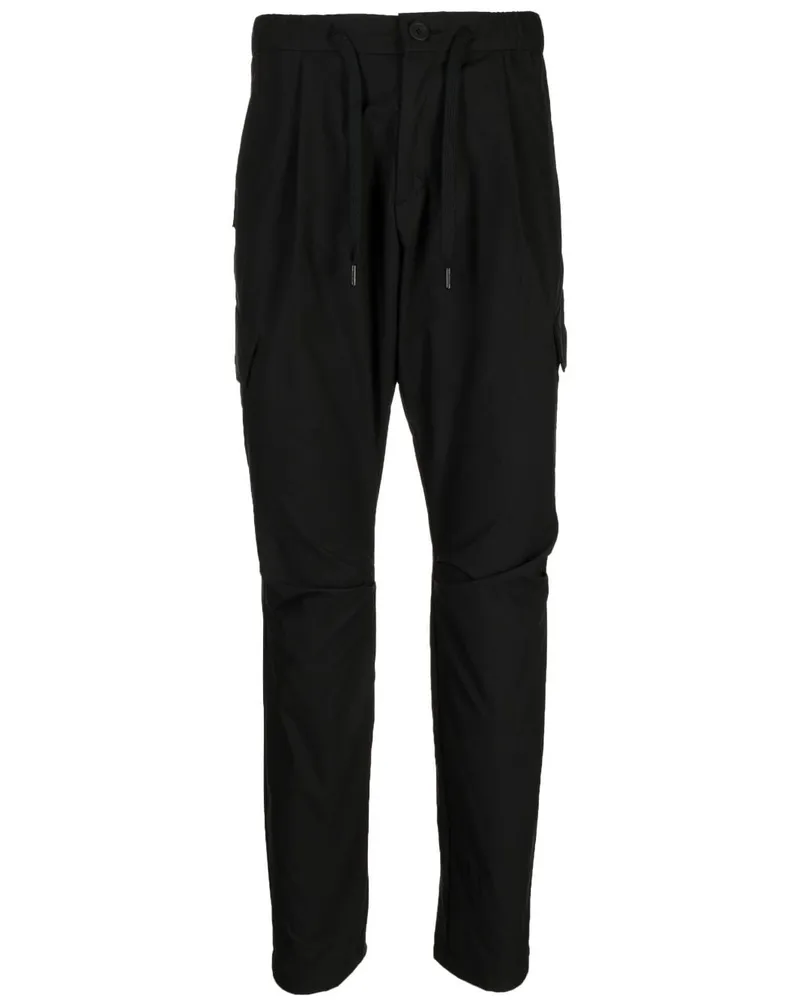Herno Tapered-Hose mit Kordelzug - Schwarz Schwarz
