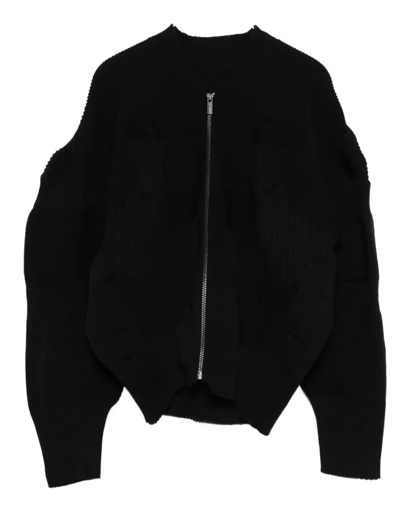 Issey Miyake Kone Cardigan - Schwarz Schwarz