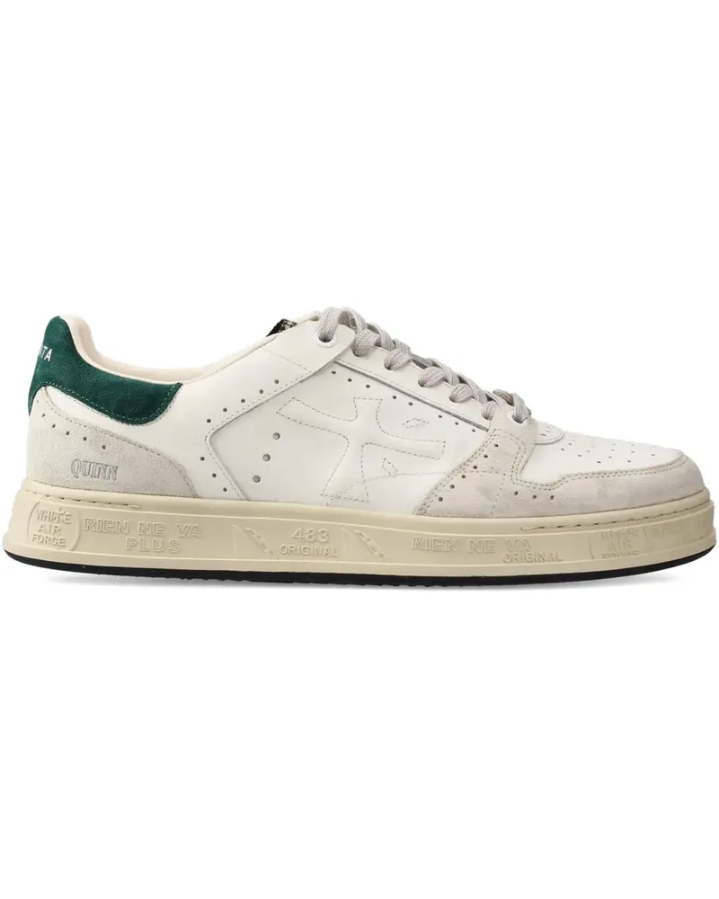 Premiata QUINN suede leather sneakers - Weiß Weiß