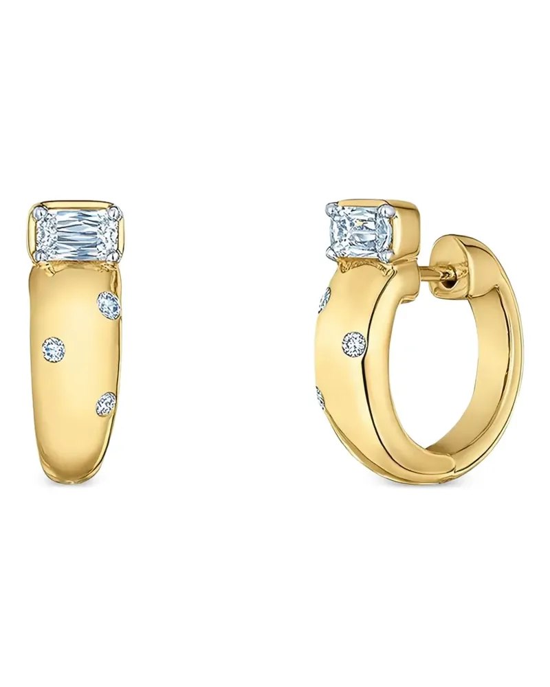KWIAT 18kt Cobblestone Gelbgoldohrringe mit Diamanten Gold