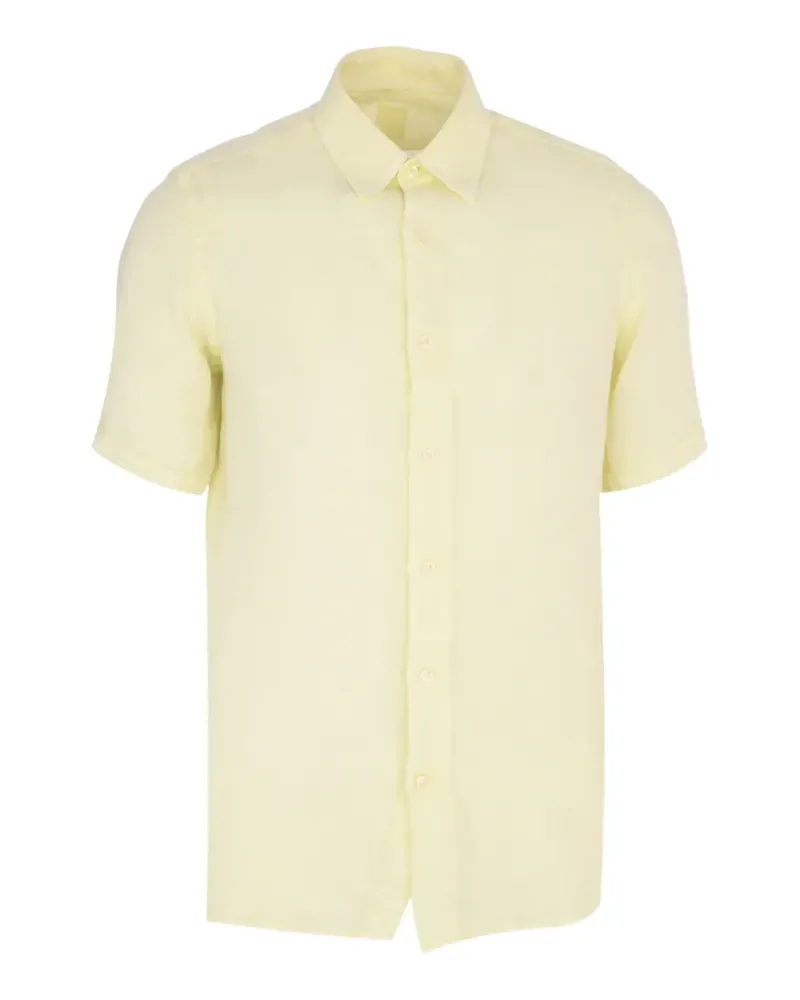 120% Lino short-sleeve shirt - Gelb Gelb