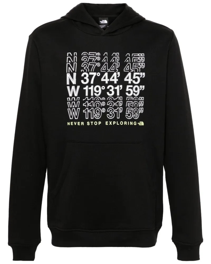 The North Face Coordinates Hoodie - Schwarz Schwarz