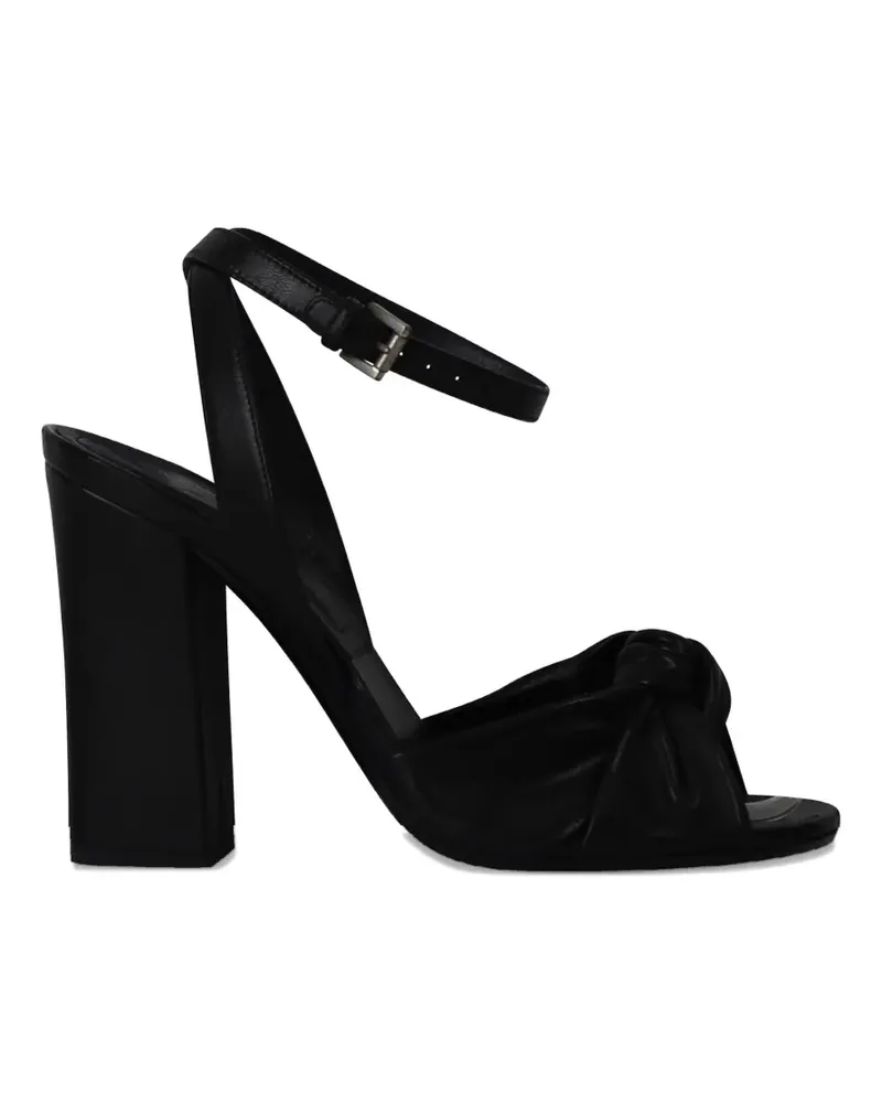 Michael Kors Gabrielle knot block-heel sandals - Schwarz Schwarz