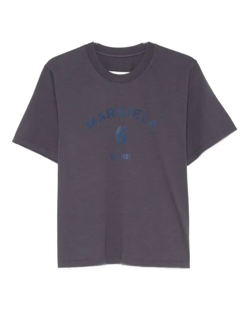 Maison Margiela logo-print T-shirt - Grau Grau